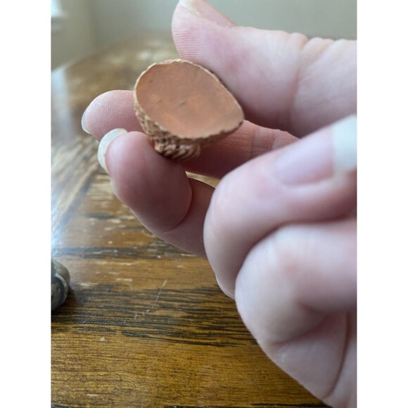 Vintage Ceramic Miniature Hippo & Owl Figurines - Picture 6 of 7